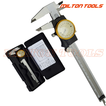 High Accuracy 0-150mm 6inch Stainless Steel hock Proof  Dial Vernier Caliper Micrometer Measuring Tool 2022 - buy cheap
