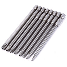 8Pcs 100mm Magnetic Torx Electric Screwdriver Bits 1/4 Inch Hex Shank Household Tools With T8 T10 T15 T20 T25 T27 T30 T40 #95249 2024 - buy cheap