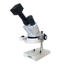 Microscopio Binocular para reparación de teléfono, placa electrónica de metalografía con lámpara de anillo y lente ocular Digital de 5.0MP, 20X 40X 2024 - compra barato