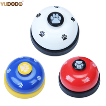 Sino para treinamento de pets, "brinquedo interativo padrão de pata para cachorro e gato, pintura criativa de plástico de aço inoxidável, brinquedos para cães 2024 - compre barato