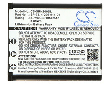 Cameron Sino 1050mAh Battery 4-296-914-01, SP73, SP-73 for Sony MDR-1000X, PHA-1, PHA-2 2024 - buy cheap