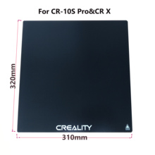 Creality 3D-plataforma para impresora 3D, placa de vidrio con superficie de construcción, for-10S pro CR-X, 320-310mm 2024 - compra barato