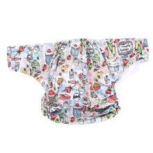 Brand New Reusable PU Adult Cloth Diaper Washable Breathable Adjustable Pocket Adult Diaper For Family Home 2024 - buy cheap
