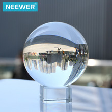 Neewer 80mm/3inch Clear Crystal Ball Globe with Free Crystal Stand for Feng Shui/Divination or Wedding/Home/Office Decoration 2024 - buy cheap