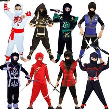 Boys Golden Dragon Ninja Costume Cosplay Ninja Clothing  Kids Halloween Costumes 2024 - buy cheap