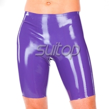 Suitop  rubber latex Hot Pants purple color 2024 - buy cheap