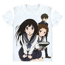 Hyouka-camisetas de manga corta multiestilo, camisa de Cosplay, Hyouka, postre, Hotaro, Oreki, Eru, Chitanda 2024 - compra barato