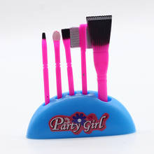 1set Doll Brush Accessories For 1/6 Barbies Dolls Hight Dolls make up brush set Play House Toys es022 2024 - buy cheap
