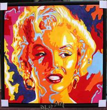 POP ART Marilyn Monroe Pop Art HAND PAINTED on canvas ,with out frame, wholesale oil paintings oLo PP002 2024 - buy cheap