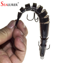 2017 Fly Fishing 12.5cm 20g 9-segement Isca Artificial Pike Lure Muskie Fishing Lures Swimbait Crankbait Hard Bait Accessory 2024 - buy cheap