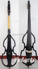 one New 3/4 black  color 5  string right  new Electric Upright Double Bass Finish silent Powerful Sound #3-7 2024 - buy cheap