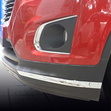 Protector de parachoques delantero y trasero para Chevrolet Trax 2014 2015 ABS, tira de frotamiento, cubierta embellecedora, decoración de piezas de coche, 4 Uds. 2024 - compra barato