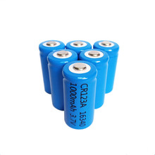 6pcs/lot 3.7V 1000mAh Lithium Li-ion 16340 Battery CR123A Rechargeable Batteries 3.7V CR123 for Laser Pen LED Flashlight Cell 2024 - buy cheap