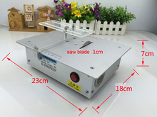 Mini DIY Saw Precision Woodworking Saw Aluminum Alloy Table Saw High Precision PCB Cutting Machine 2024 - buy cheap