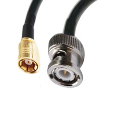 10 piezas RG174 Cable de extensión BNC macho a SMB Jack hembra RF Coax Cable Pigtail 20cm 50ohm 2024 - compra barato