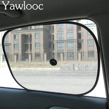 1 Pair/Lot Black 44 x 36 cm Car Window Sunshade Sun Shade Visor Side Mesh Cover Shield Sunscreen 2024 - buy cheap