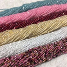 2MM 1Strand-180Pcs 100% Natural Quartz Loose Bead Strands Semi-Precious Stone Jewelry Beads 2024 - buy cheap