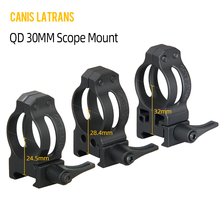 Canis latrans acessórios táticos para airsoft, desmontagem rápida de rifle, suporte de escopo qd 30mm para trilhos de 21.2mm 2024 - compre barato