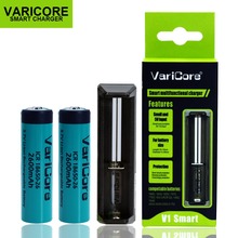2PCS VariCore ICR18650-26 Original 18650 2600mAh Li-ion battery,18650 Rechargeable Battery+18650 18500 18350 16340 V1 Charger 2024 - buy cheap