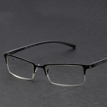 Metade Aro Liga Óptico Presbiopia Óculos Homens de Metal Lupa Óculos Unisex Óculos de Leitura + 1.0 + 1.5 + 2.0 + 2.5 + 3.0 + 3.5 + 4.0 2024 - compre barato