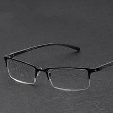 Half Rim Optical Alloy Presbyopia Glasses Metal Magnifier Men Eyeglasses Unisex Reading Glasses+1.0 +1.5 +2.0 +2.5 +3.0 +3.5+4.0 2024 - buy cheap
