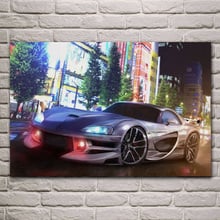 Viper Supercar SRT10 muscle sport car city night artwork posters on the wall picture home living room decoration bedroom ME233 2024 - buy cheap