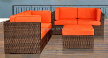 2017 Trade Assurance sofa furniture outdoor pvc wicker patio furniture 2024 - buy cheap