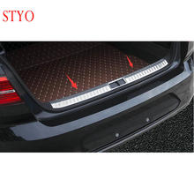 STYO Car stainless steel Interior Rear Trunk sill plate cover For VW PASSAT B8 2017 2018 2024 - buy cheap