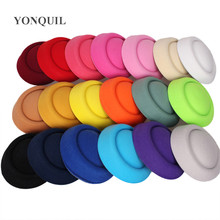 Chapéus fascinator mini top 6.3 "(16 cm) 19 cores chapéus máscara de lembrança para festa chapéus diy acessórios para cabelos pingente chapéus mh018 2024 - compre barato