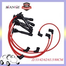 ISANCE-juego de cables de bujía de encendido, para Hyundai Tiburon Sonata Santa Fe Kia Optima Magentis 7707 3878 1999 2000-2001, 2002 2024 - compra barato