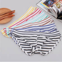 6PCS Underwear Men Sexy Striped Male Bikini Briefs Cuecas Calzoncillos Hombre Slip Underpants Male Panties Low Waist Mesh Briefs 2024 - buy cheap