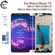 LCD con marco para Huawei Honor 7X BND-L21 BND-L22 BND-L24 LCD completo Honor7X BND-L2 pantalla táctil Panel digitalizador montaje 2024 - compra barato