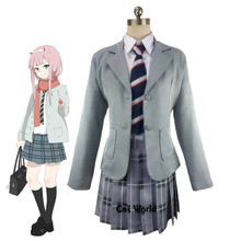 DARLING in the FRANXX ZERO TWO School Uniform Dress Outfit Anime Cosplay Costumes 2024 - buy cheap