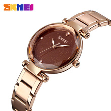 SKMEI New Brand Luxury Quartz Women Watches Fashion Simple Clock Ladies Watch Casual Stainless Steel Wristwatch Relogio Feminino 2024 - buy cheap