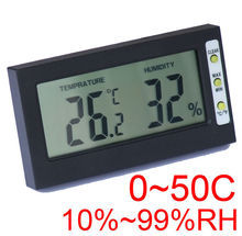 Digital higrômetro temperatura medidor de umidade termômetro digital display lcd rh max min 0 5050c temp 10% rh 99% rh 2024 - compre barato