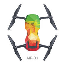 ПВХ водонепроницаемый стикер для DJI MAVIC AIR Drone корпус Защита кожи Квадрокоптер камера Дрон 01 наклейки аксессуары FE27d 2024 - купить недорого