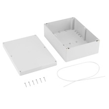 263*185*95mm resistente al agua plástico blanco caja de proyecto caja de conexiones DIY 2024 - compra barato