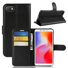 Para Xiaomi Redmi 6A cartera funda de teléfono para Xiaomi Redmi 6A 6 2GB 16GB 3GB 32GB 5,45 "Flip Funda de cuero estuche Fundas> 2024 - compra barato