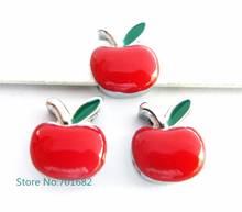 10pcs 8mm red apple Slide Charms Fit Pet Dog Cat Tag Collar Wristband SL466 2024 - buy cheap