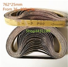 10pcs 762*25mm Abrasive Band Sanding Screen Belt Sanding Polisher Paper 36 To 800 Girt Abrasive Belt 2024 - buy cheap