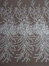 hot selling flower Embroidery Tulle Mesh ZH-32276  French Net Lace Fabric with High Quality 2024 - buy cheap