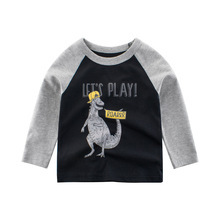 New Spring Autumn Children's Cartoon Mother Kids Shirt For Boys Long Sleeve Toddler Boy Clothes Comfortable Material Clothes 2024 - buy cheap