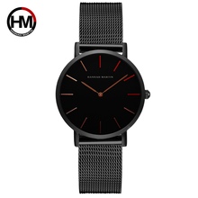 Moda señoras oro rosa Acero inoxidable de malla de banda reloj Japón cuarzo movimiento impermeable Hodinky lujo relojes de pulsera para las mujeres 2024 - compra barato