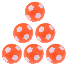6 Pieces Foosball Table Football Round Indoor Games Plastic Soccer Balls for Foosball Machine Fussball Sport Gifts 36mm 2024 - buy cheap