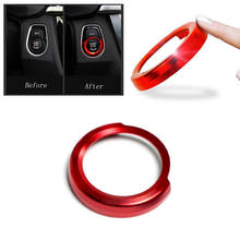 Red Button Cover Trim Switch Ring Auto Car Vehicle Ignition For BMW 1 2 3 Interior Engine Start 2024 - buy cheap