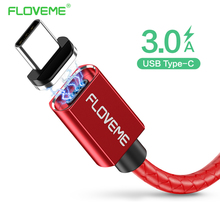 FLOVEME-Cable USB tipo C de carga rápida 3A, para Samsung A50 S10 Plus, sincronización de datos, para Oneplus 7 Pro, Xiaomi, cargador de USB-C 2024 - compra barato