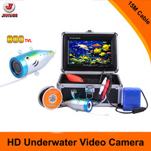 7" LCD monitor Underwater Fishing Camera 15m cable Fish Finder HD 800TVL Fishing Video Camera System 12pcs light Fishing Finder 2024 - buy cheap