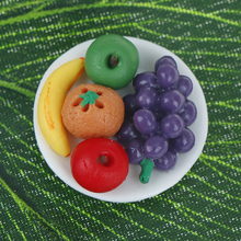 1:12 Miniature Food Fresh Fruit Platter Grape Dollhouse Kitchen Accessories High Quality 2024 - buy cheap