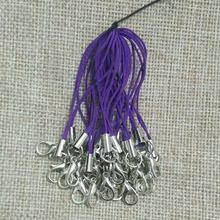 Saco roxo encantos acessórios oscila tornando móvel Lariat Colhedor correias lagosta fechos argolas Corda chaveiro Conector diy 2024 - compre barato