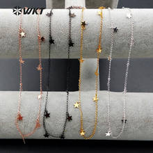 WT-N978 Wholesale Fashion Necklace Jewelry Custom High Quality Stars Chain With Multi Color Electroplate Bohemia Necklace Gift 2024 - buy cheap